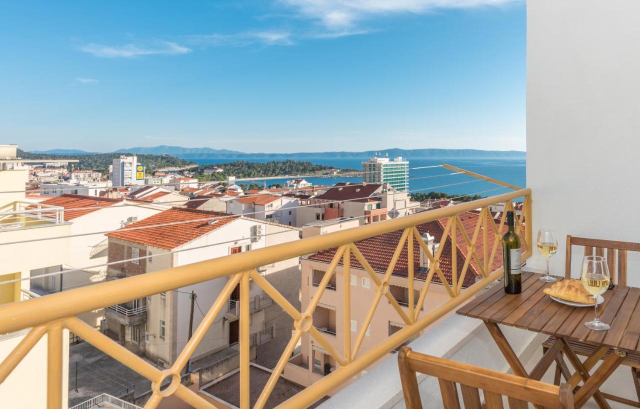 Vista Mare Apartment - 3 Bedroom, Sea View Makarska Exterior foto